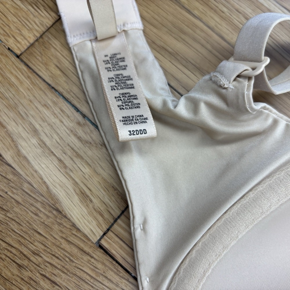 SKIMS Weightless Demi Bra Nude Tan Women's 32DDD‎ Unlined Underwire Lightweight - Picture 9 of 10